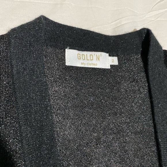 GOLD N my clothes sparkly cardigan - Picture 3 of 5
